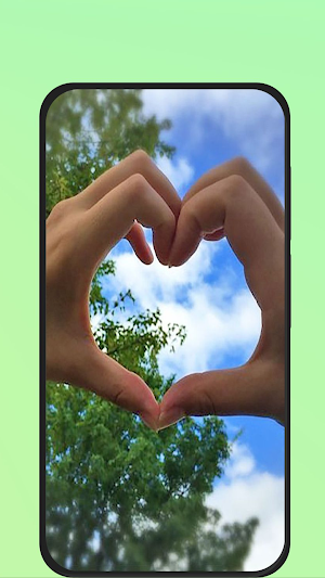 heart hand emoji Screenshot 3