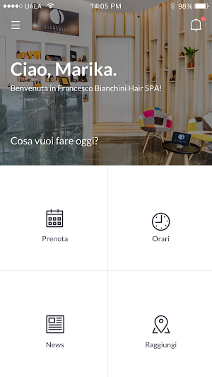 Francesco Bianchini Hair SPA Screenshot 1