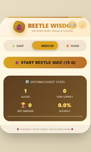 Beetle Wisdom - Soft Bug Quiz Screenshot 0