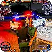 US Cop Car Driving Simulator
