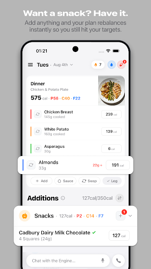 Meal Engine - AI Calorie Coach Screenshot 1