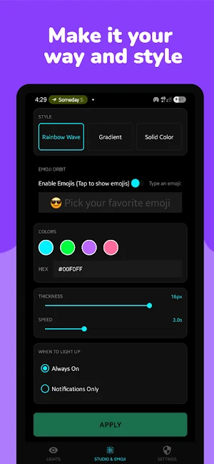 Lite 3 : EDGE Light LED Screenshot 3