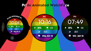 Pride Animated Watch Face Screenshot 2