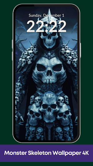 Monster Skeleton Wallpaper 4K Screenshot 0
