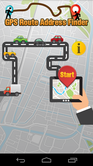 GPS Route Address Finder Screenshot 0