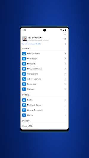 Omniva Telehealth Screenshot 2