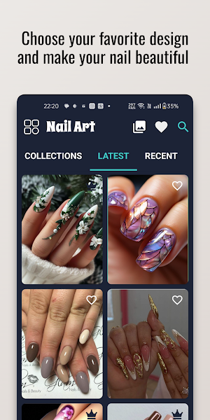 Earthy Hues Nail Polish Design Screenshot 2