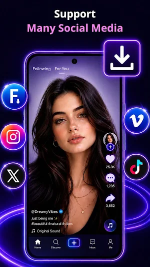 Video Downloader & 4K Player Screenshot 0