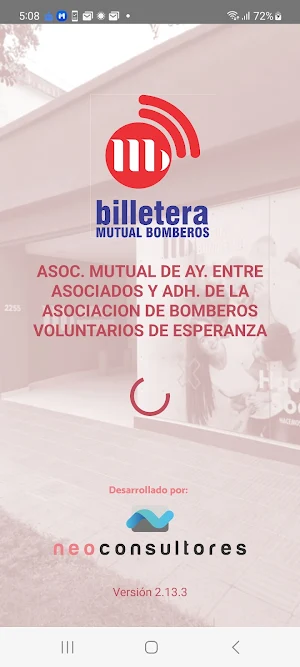 Billetera Mutual Bomberos Screenshot 0