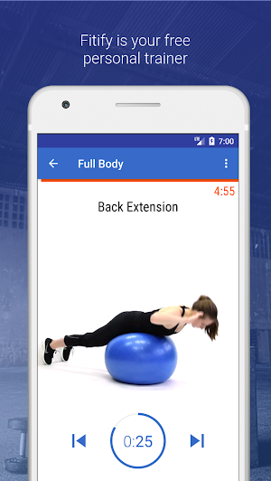 Stability Ball Workouts Fitify Screenshot 0