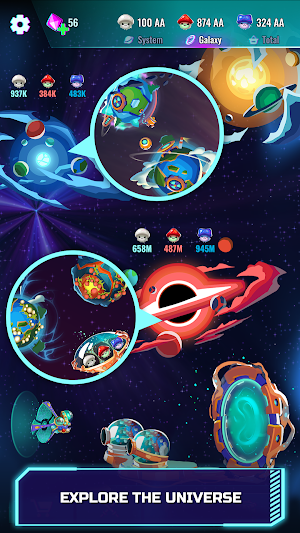 Idle Mushrooms: Space Empire Screenshot 0