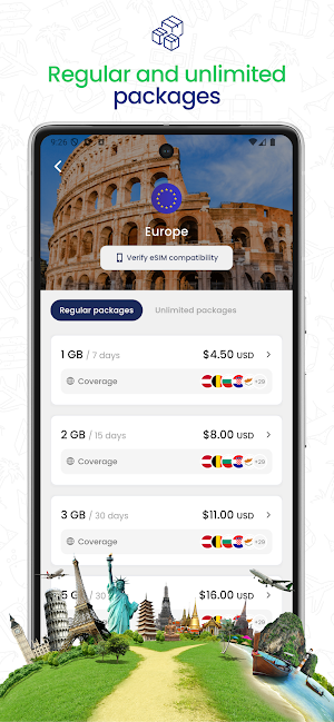 FastEsim: Travel eSIM Screenshot 2
