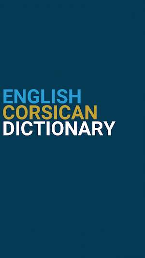 English : Corsican Dictionary Screenshot 0