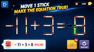 JustOneMatch-Matchstick Puzzle Screenshot 2