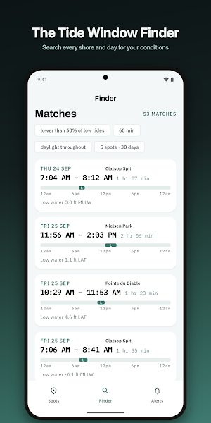 Tide Chart: ShoreWindow Screenshot 2