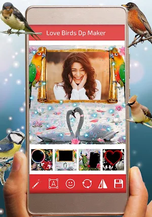 Love Birds DP for Insta/FB Screenshot 2