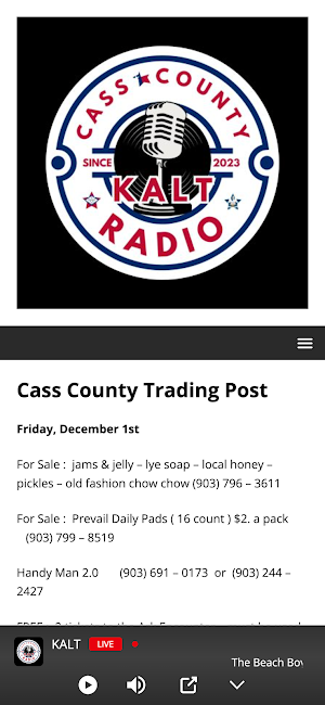 Cass County Radio KALT Screenshot 3
