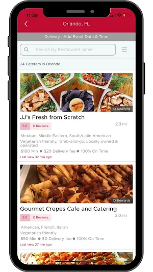 CaterCurator Screenshot 1