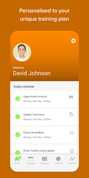 MyCure Fitness Screenshot 1