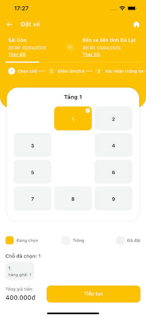 Bến Tre Limousine Screenshot 2