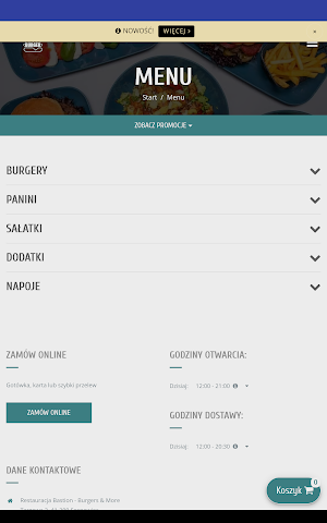 Restauracja Bastion Screenshot 2