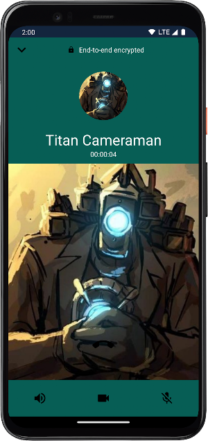 Titan Cameraman Video Call Screenshot 3