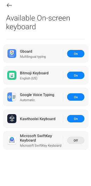 Kawthoolei Keyboard Screenshot 2