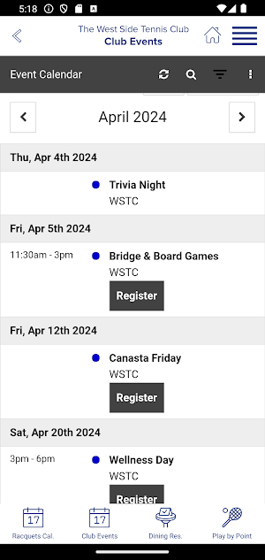 The West Side Tennis Club Screenshot 1