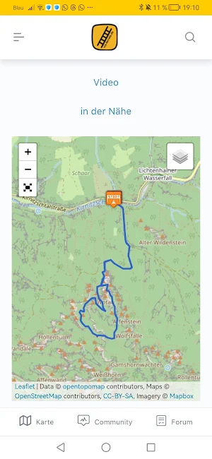 Via Ferrata - Klettersteig APP Screenshot 3