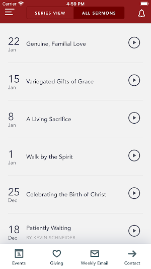 Trinity Bible Church Screenshot 1