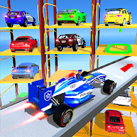 Police Multi Level Formula Car Parking Games