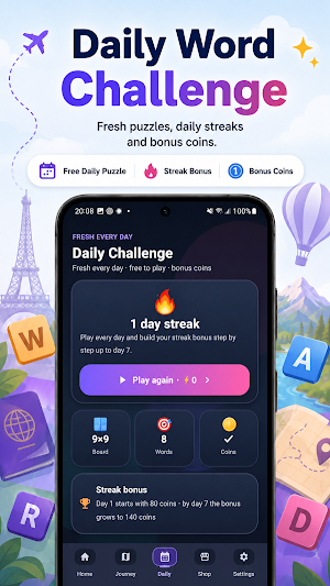 LexiTrail Word Search Game Screenshot 2