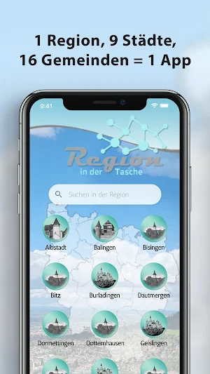 Region in der Tasche Screenshot 0