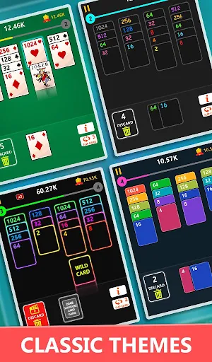 2048 Solitaire Card Game - 2048 Zen Cards Screenshot 2