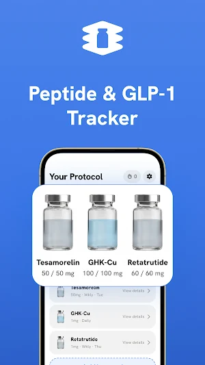 PeptideMax: Peptide Tracker Screenshot 0