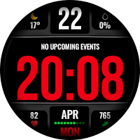 WR 018 Digital Watch Face