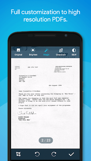 Quick PDF Scanner Pro Screenshot 1