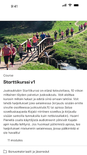 Juoksuklubi Screenshot 1