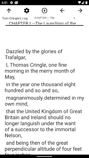 Book, Tom Cringle's Log Screenshot 1
