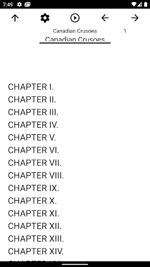 Book, Canadian Crusoes Screenshot 0