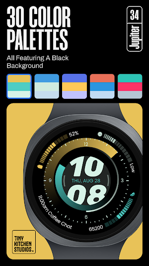 TKS 34 Jupiter Watch Face Screenshot 2