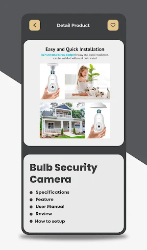 Bulb Security Camera App Guide Screenshot 2