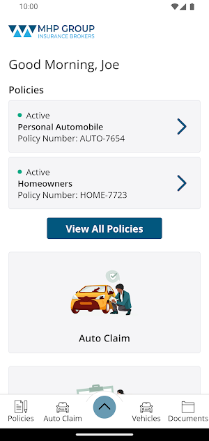 MHP Client Connect Screenshot 1