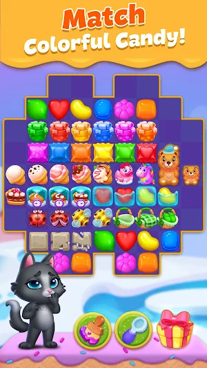 Pet Candy Puzzle-Match 3 games Screenshot 3
