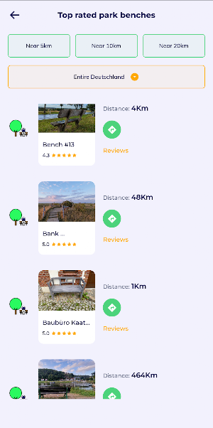 Bench Nearby Screenshot 3