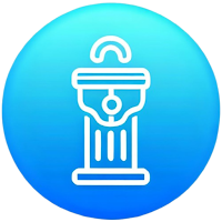 Rome public water fountain