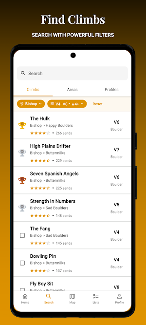 SENDAGE: Climbing Logbook Screenshot 2