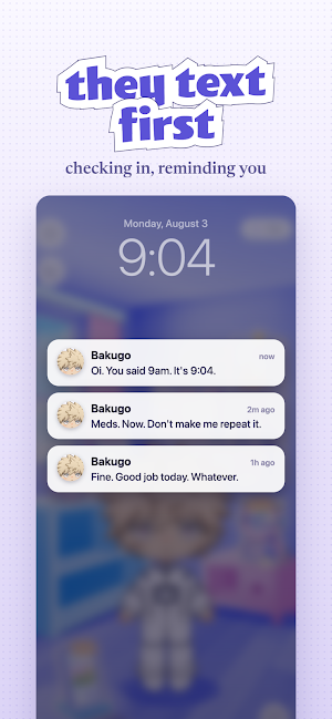 Milu: character morning call Screenshot 2