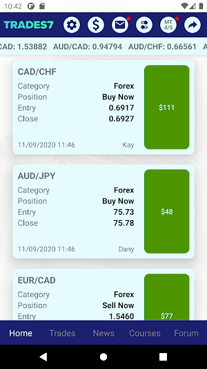 Trades7 Screenshot 0
