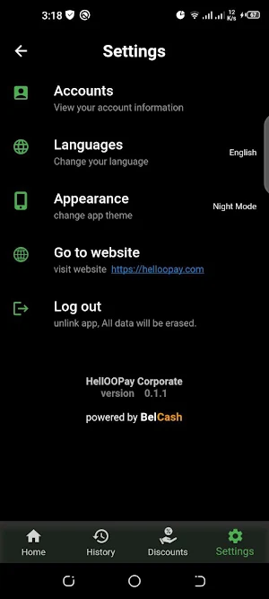 HellOOPay Corporate Screenshot 2